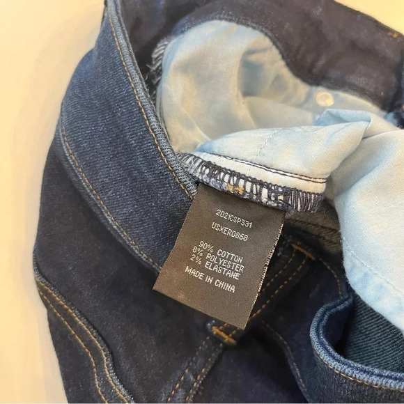 Universal Standard X Erdem Hana patchwork jeans size 4 - Picture 7 of 13